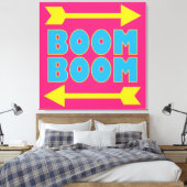 Boom Boom Canvas Afdruk (Insitu (Slaapkamer))