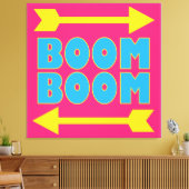 Boom Boom Canvas Afdruk (Insitu (Woonkamer))
