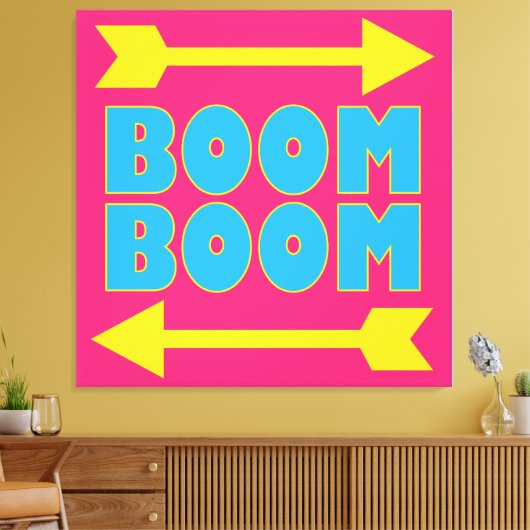 Boom Boom Canvas Afdruk (Insitu (Woonkamer))