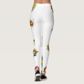 Boom Boom Pow Comical Expressions-Leggings Leggings (Achterkant)