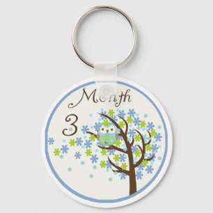 Boom-boomgaarden Mijlsteenmaand 3 Sleutelhanger