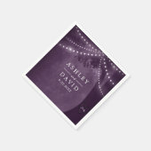 Boom Boompaarse Sieraalverlichting Bruiloft Servet (Hoek)