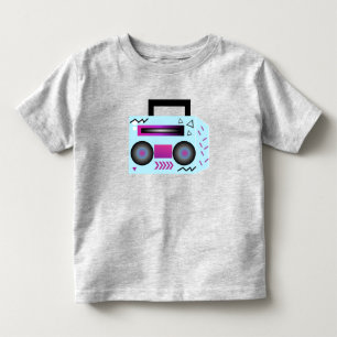 Boom Box 90s 80s Muziek Hip Hop Peuter Body Kinder Shirts