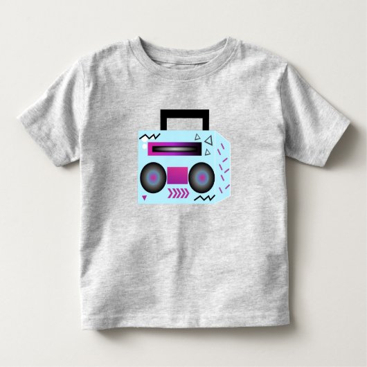 Boom Box 90s Muziek Hip Hop Toddler Bodysuit (Voorkant)