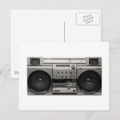 Boom Box Briefkaart (Voorkant / Achterkant)