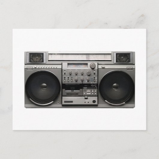 Boom Box Briefkaart (Voorkant)