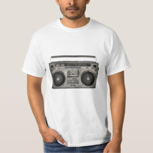 Boom Box Ghetto Blaster Retro jaren '80 en '90 T-shirt