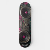 Boom box grunge kunst persoonlijk skateboard (Voorkant)