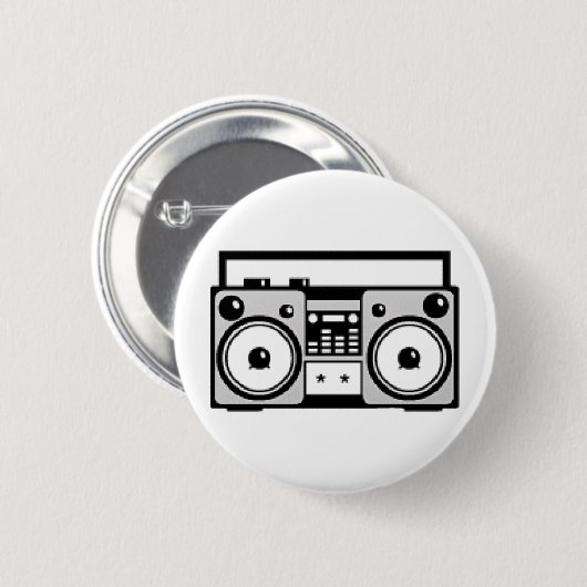 Boom Box Ronde Button 5,7 Cm (Voorkant /achterkant)