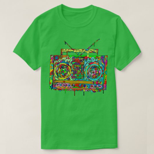 Boom Box T-shirt (Design voorkant)