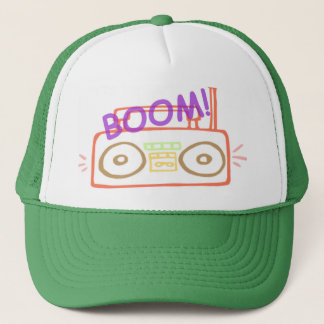 Boom Box Trucker Hat Trucker Pet