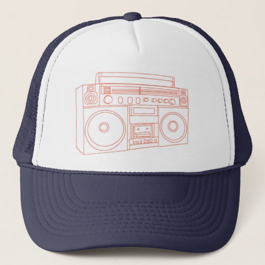 Boom Box Trucker Pet (Voorkant)