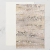 Boom-/brakwitpapier Briefpapier (Voorkant / Achterkant)