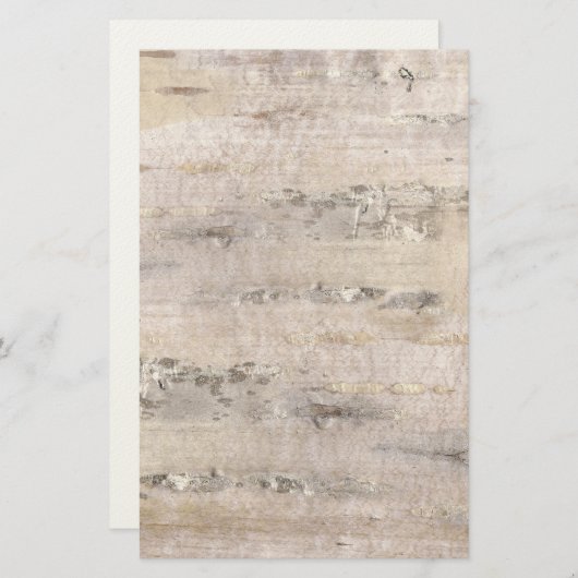 Boom-/brakwitpapier Briefpapier (Voorkant / Achterkant)