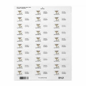 Boom Breast Cancer Address Label (Full Sheet)