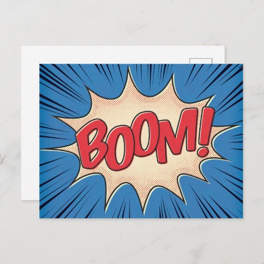Boom! Briefkaart (Voorkant / Achterkant)