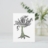 boom briefkaart (Staand voorkant)