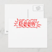 Boom! Briefkaart (Voorkant / Achterkant)