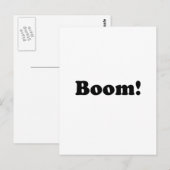 Boom! Briefkaart (Voorkant / Achterkant)