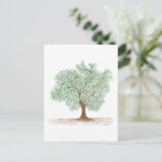 boom briefkaart (Staand voorkant)