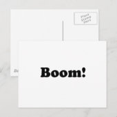 Boom! Briefkaart (Voorkant / Achterkant)