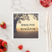 Boom bruiloft servet (Insitu)