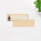 Boom, cadeau labels mini visitekaartjes (Bureau)