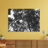 Boom Canopy, Bute Park, Cardiff Canvas Afdruk (Insitu (Woonkamer))