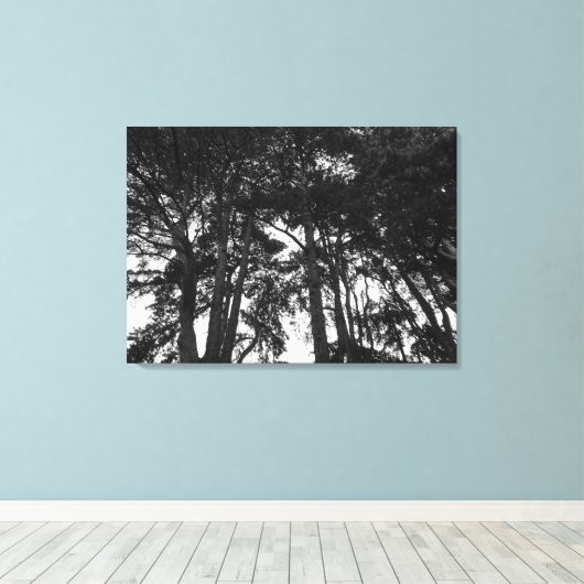 Boom Canopy II, Bute Park, Cardiff Canvas Afdruk (Insitu (Houten vloer))