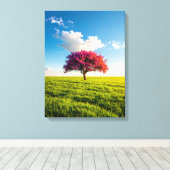 boom canvas afdruk (Insitu (Houten vloer))