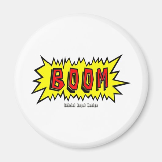Boom Cartoon Blurb Magneet (Voorkant)