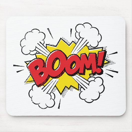 Boom Cartoon Design Muismat (Voorkant)
