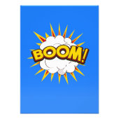 Boom! Cartoon explosie Foto Afdruk (Voorkant)