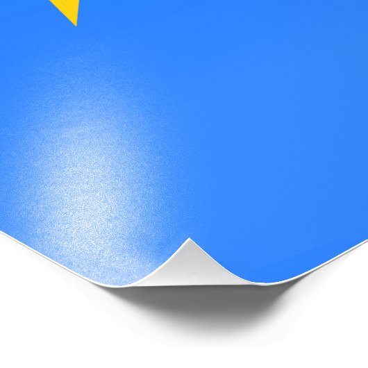 Boom! Cartoon explosie Foto Afdruk (Hoek)