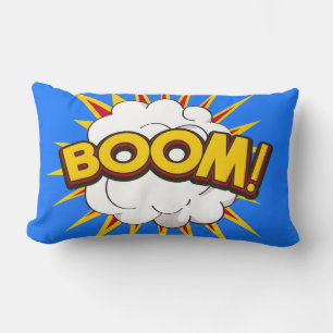 Boom! Cartoon explosie Kussen