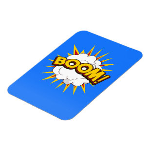 Boom! Cartoon explosie Magneet