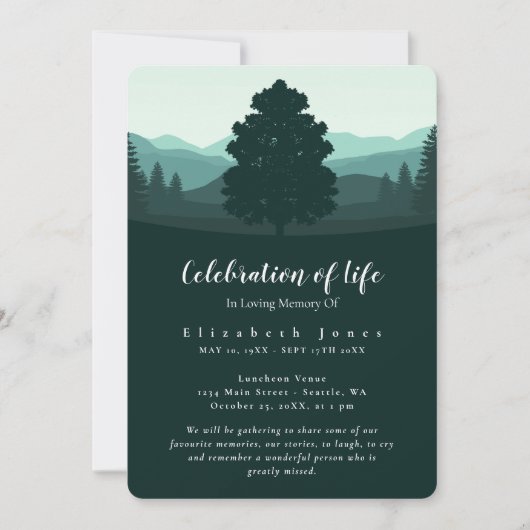 Boom Celebration of Life Funeral (Voorkant)