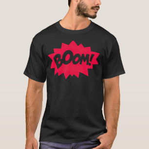 Boom chat bubble radio play cowboy t-shirt