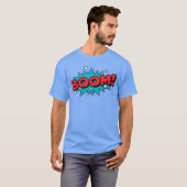 Boom Comic Book Cartoon Funny Pop Art Design Vinta T-shirt (Voorkant volledig)