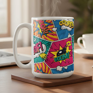 BOOM Comic Book Pop Art Koffiekop Koffiemok