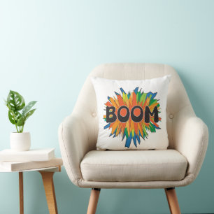 Boom Comic Pop Art Explosie Kussensloop Kussen