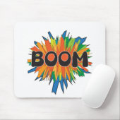Boom Comic Pop Art Explosie Muismat (Met muis)