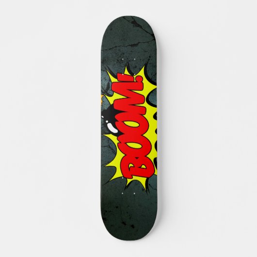 Boom - Comic Sign/Skateboard Persoonlijk Skateboard (Voorkant)