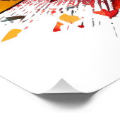 Boom Comic Sound Effect - Vetgedrukte en speelse P Perfect Poster (Hoek)