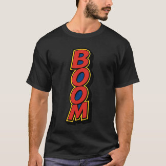 BOOM Comic Stijl Typografie T-shirt