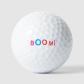 BOOM! Comic Typography Golfballen (Voorkant)
