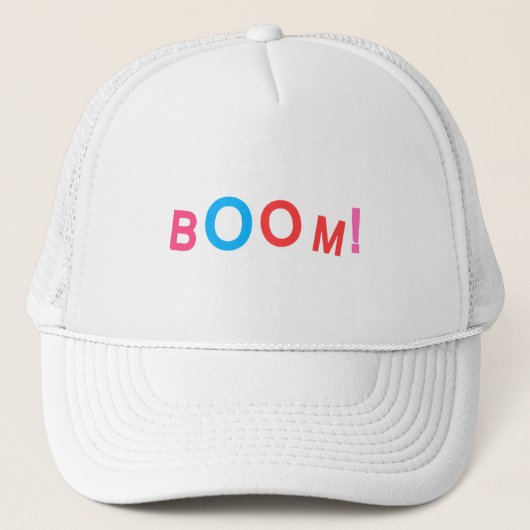 BOOM! Comic Typography Trucker Pet (Voorkant)