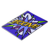 BOOM Cool Leuke Retro Stripboek Notitieboek (Linkerzijde)