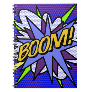 BOOM Cool Leuke Retro Stripboek Notitieboek