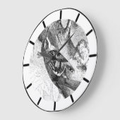 Boom Creeper British Bird Large Clock Grote Klok (Hoek)